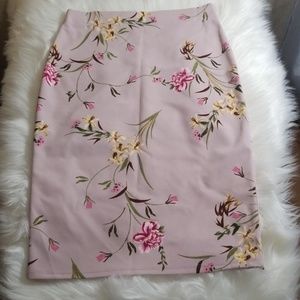 Floral pencil Skirt